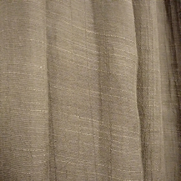 🎁NWOT New Directions  Asymmetrical, Intricate Waistband, Boho, Taupe Skirt - Picture 6 of 10